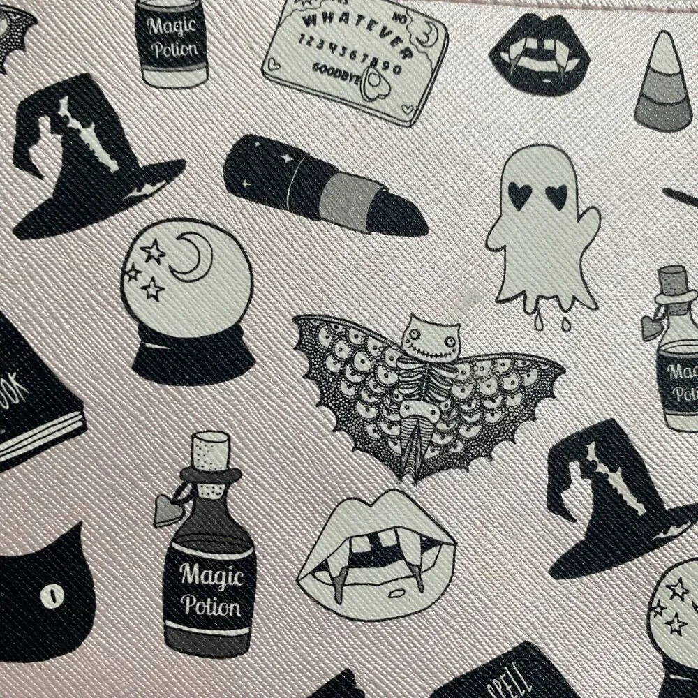 Ipsy x Valfie Makeup Bag October 2016 Black Magic Witch Halloween Glam Zip